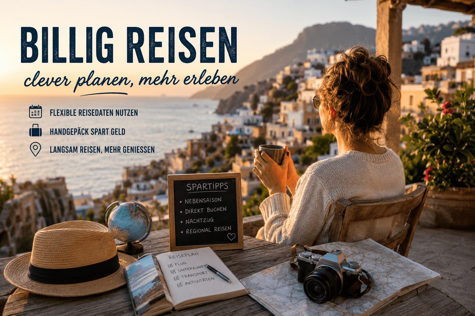 Günstig reisen mit bewusster Planung und entspannter Atmosphäre an der Mittelmeerküste