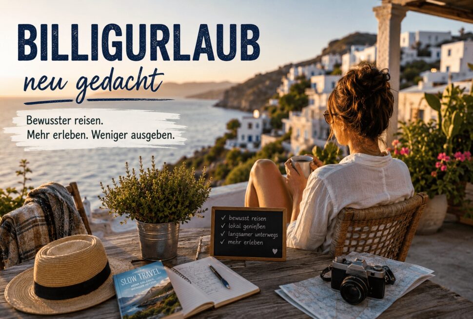 Bewusster Billigurlaub mit entspannter Atmosphäre am Meer
